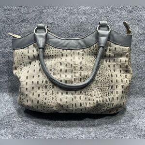 Michael Rome Designs Croc Embossed Leather Bag GB0092